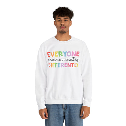 Everyone communicates differently! Unisex Heavy Blend™ Crewneck Sweatshirt