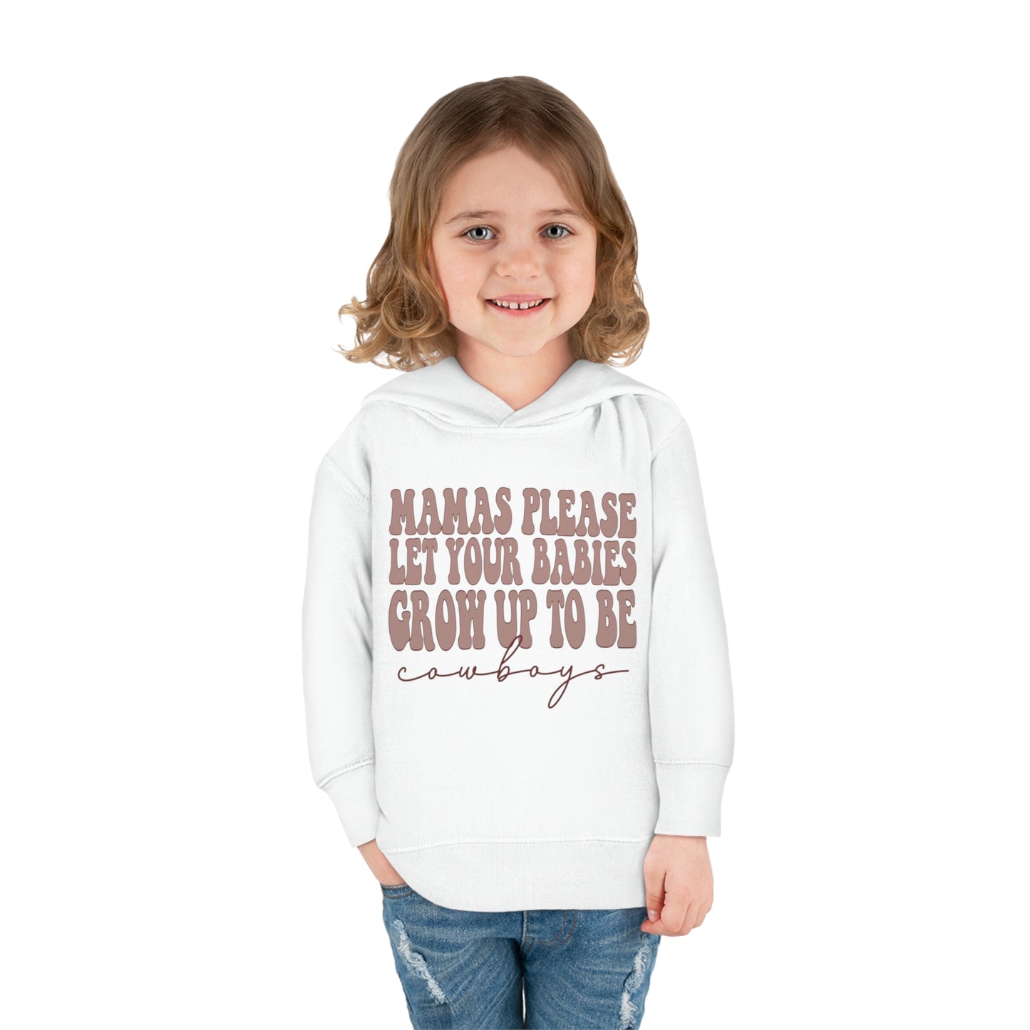 Cowboys please Toddler Pullover Fleece Hoodie