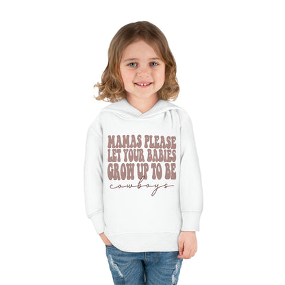 Cowboys please Toddler Pullover Fleece Hoodie