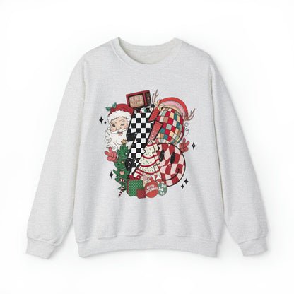 Retro Christmas!! Unisex Heavy Blend™ Crewneck Sweatshirt l