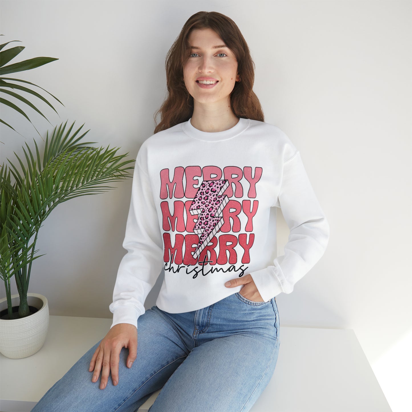 PINK CHRISTMAS! Unisex Heavy Blend™ Crewneck Sweatshirt