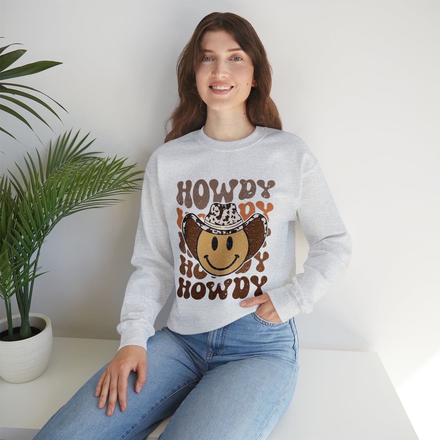 HOWDY!!! Unisex Heavy Blend™ Crewneck Sweatshirt