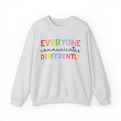 Everyone communicates differently! Unisex Heavy Blend™ Crewneck Sweatshirt