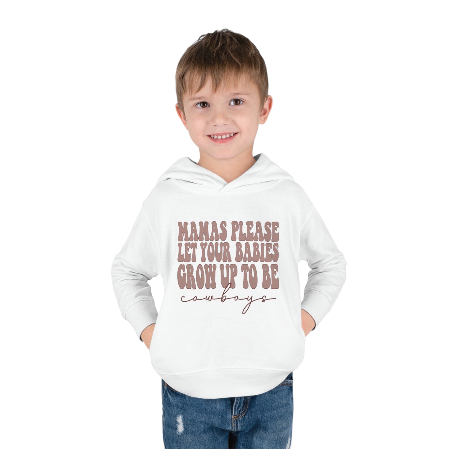 Cowboys please Toddler Pullover Fleece Hoodie