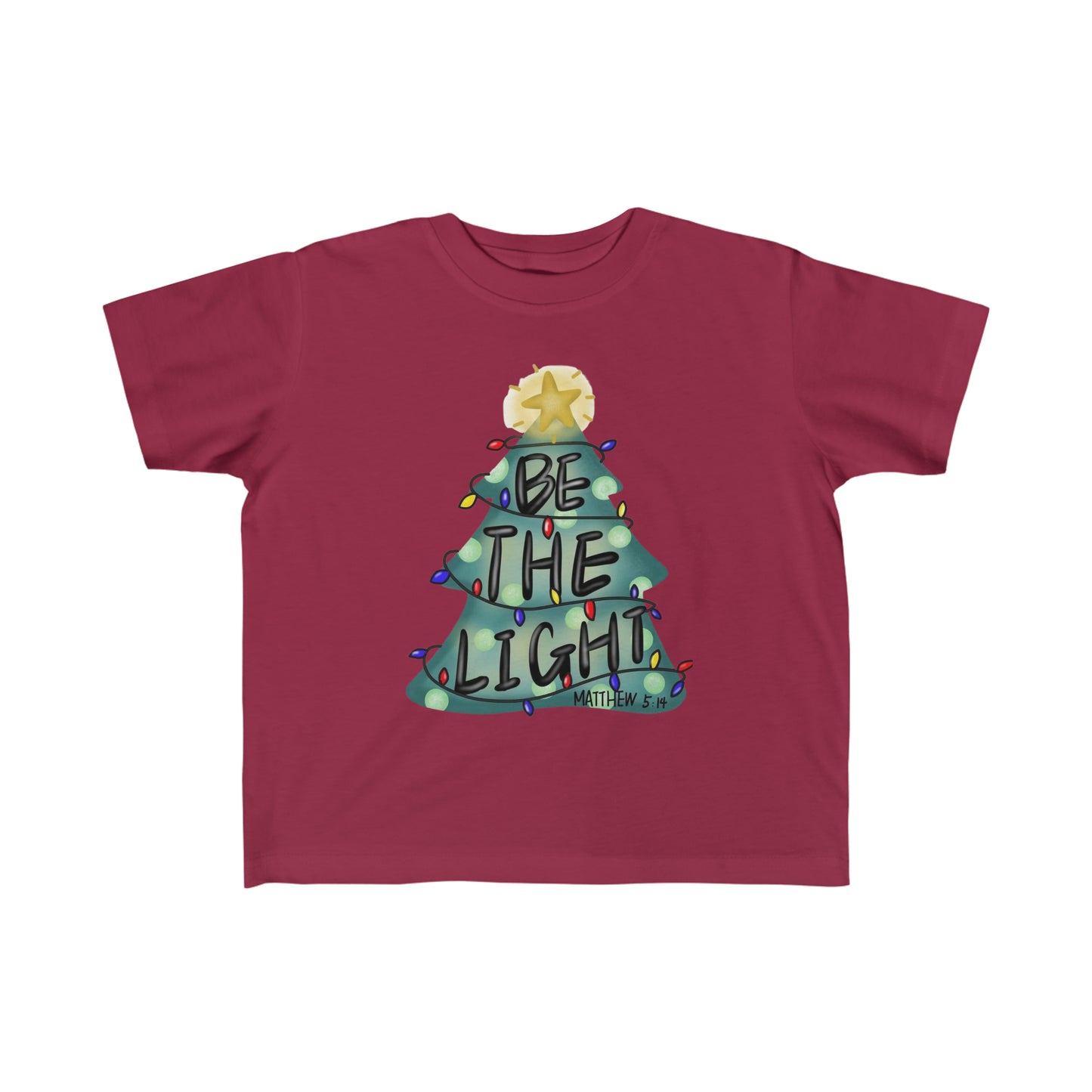 BE THE LIGHT. Toddler's Fine Jersey Tee '