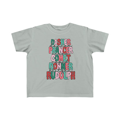 Reindeer roll call! Toddler's Fine Jersey Tee