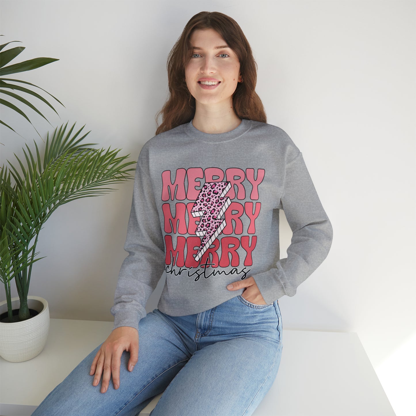 PINK CHRISTMAS! Unisex Heavy Blend™ Crewneck Sweatshirt