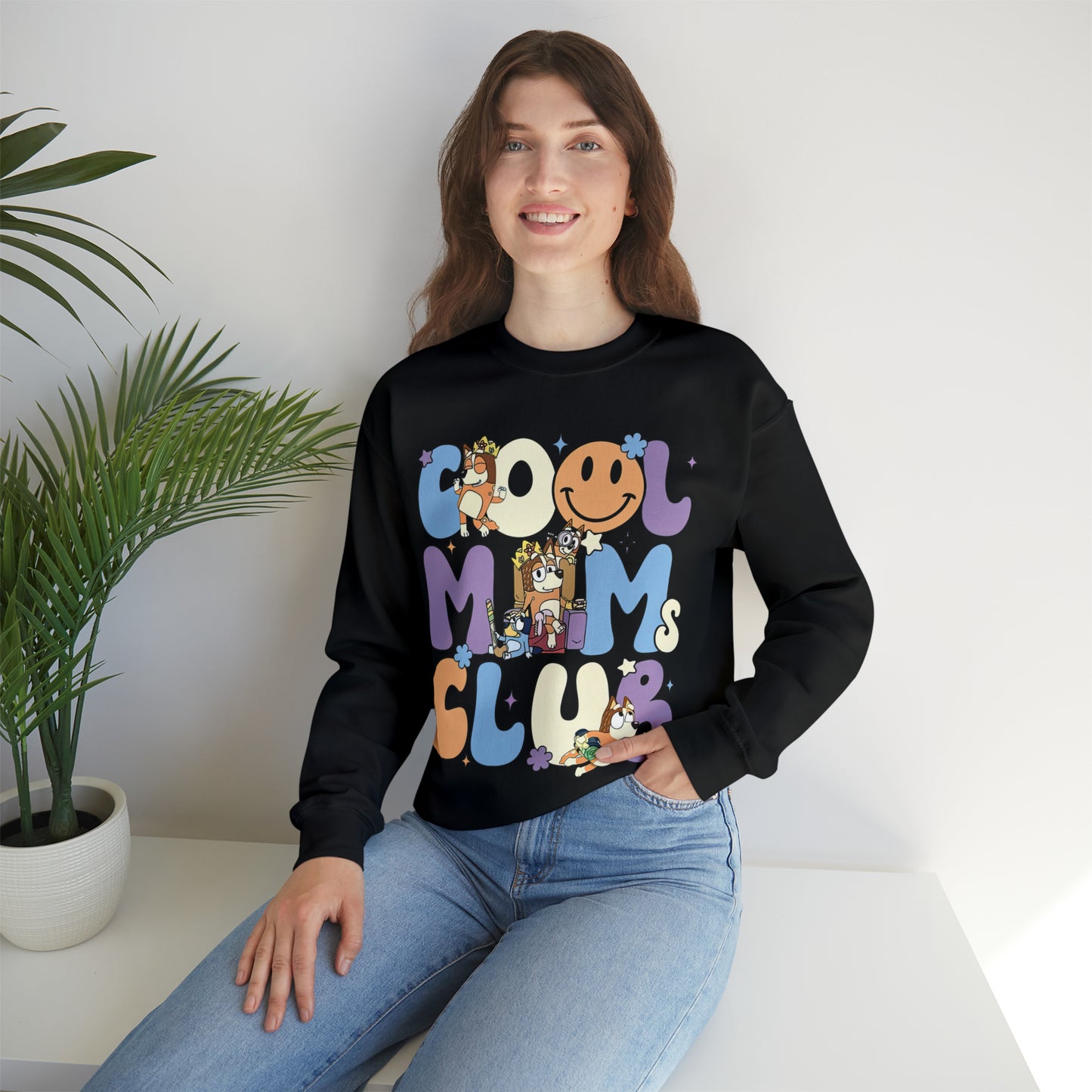 cool moms club!  Unisex Heavy Blend™ Crewneck Sweatshirt