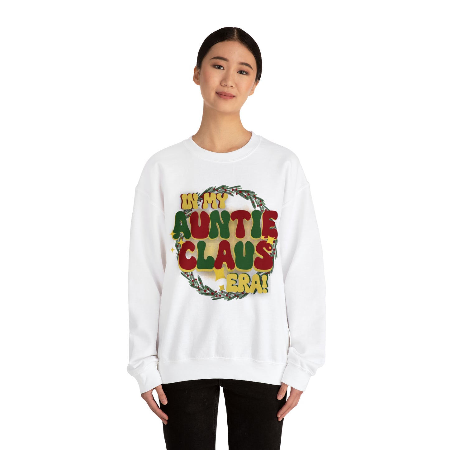 Auntie Claus!Unisex Heavy Blend™ Crewneck Sweatshirt