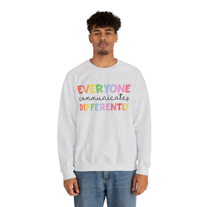 Everyone communicates differently! Unisex Heavy Blend™ Crewneck Sweatshirt