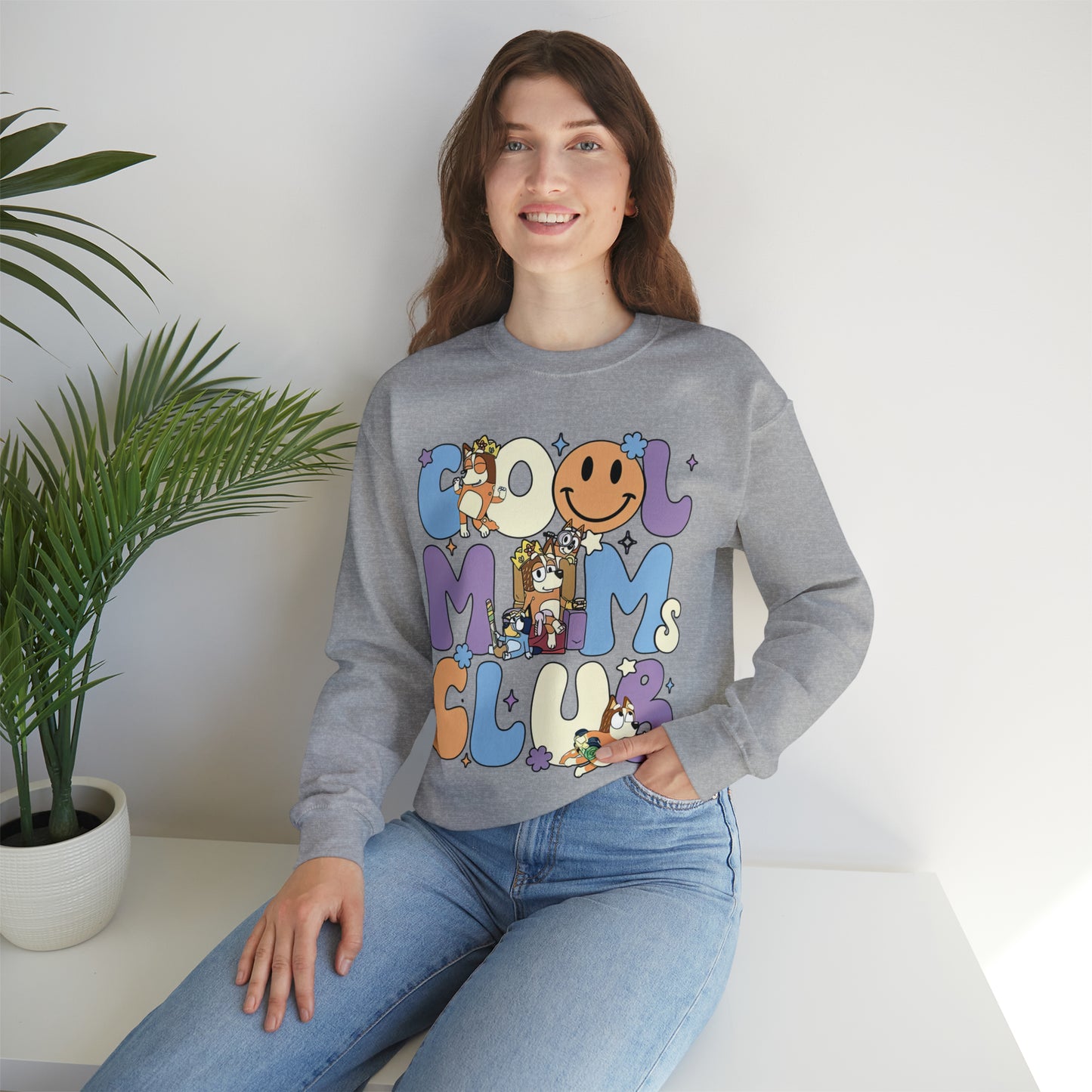 cool moms club!  Unisex Heavy Blend™ Crewneck Sweatshirt