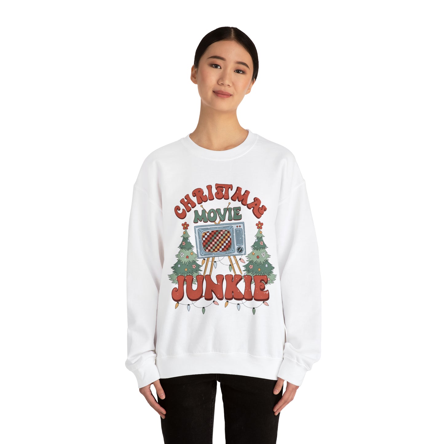 MOVIE JUNKIE! Unisex Heavy Blend™ Crewneck Sweatshirt