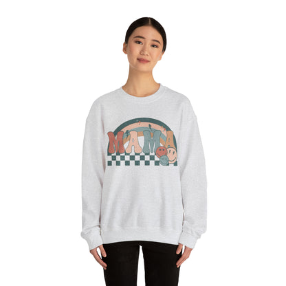 MAMA RETRO Unisex Heavy Blend™ Crewneck Sweatshirt