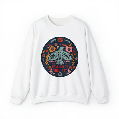 HOW GREAT THOU ARE! Unisex Heavy Blend™ Crewneck Sweatshirt