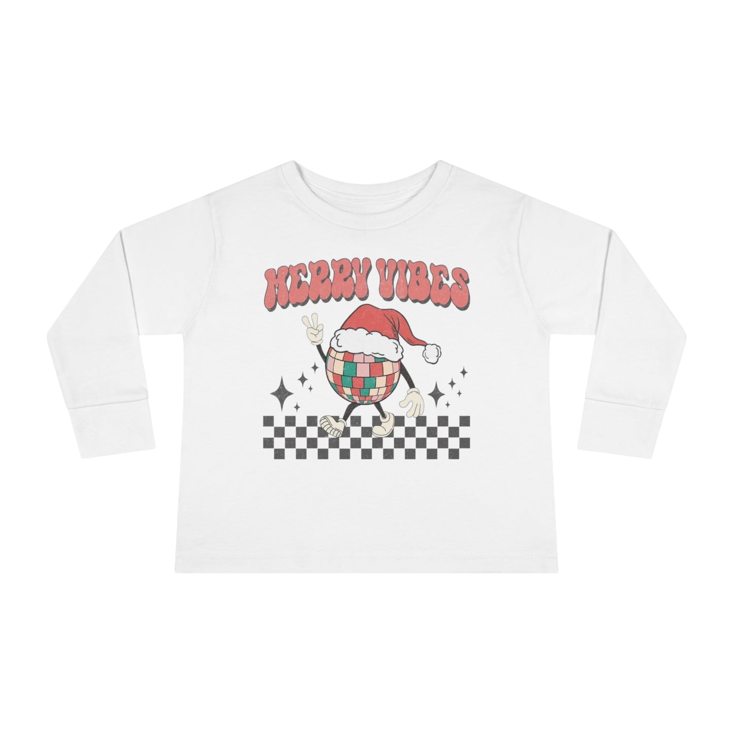 Merry vibes! Toddler Long Sleeve Tee