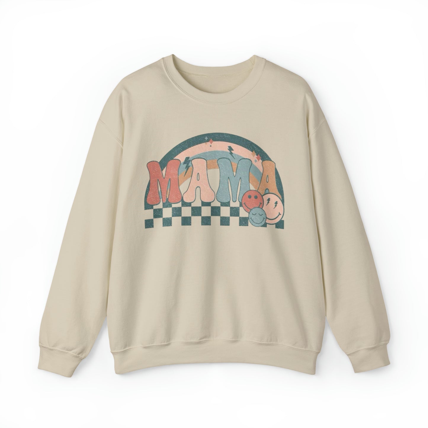 MAMA RETRO Unisex Heavy Blend™ Crewneck Sweatshirt