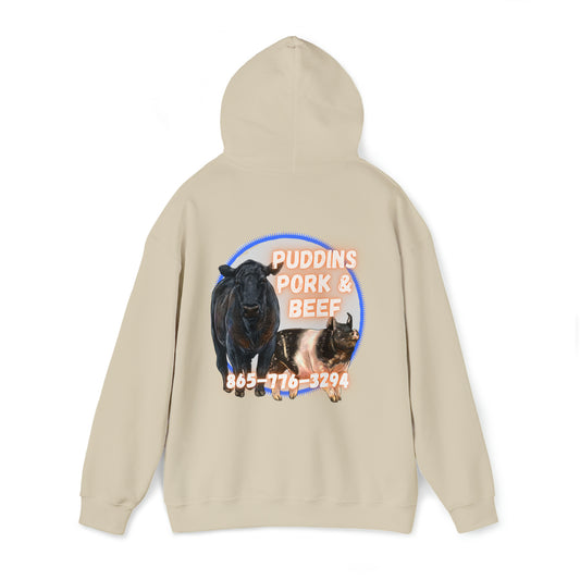 PUDDINS PORK. Unisex Heavy Blend™ Hooded Sweatshirt