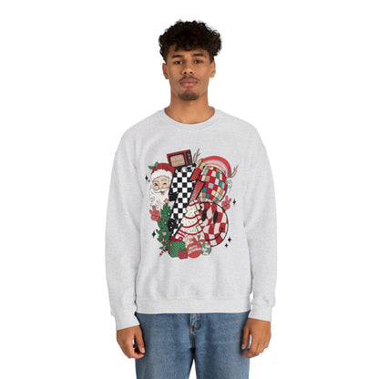 Retro Christmas!! Unisex Heavy Blend™ Crewneck Sweatshirt l