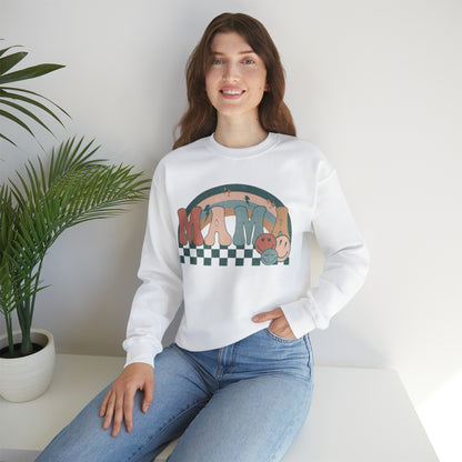 MAMA RETRO Unisex Heavy Blend™ Crewneck Sweatshirt