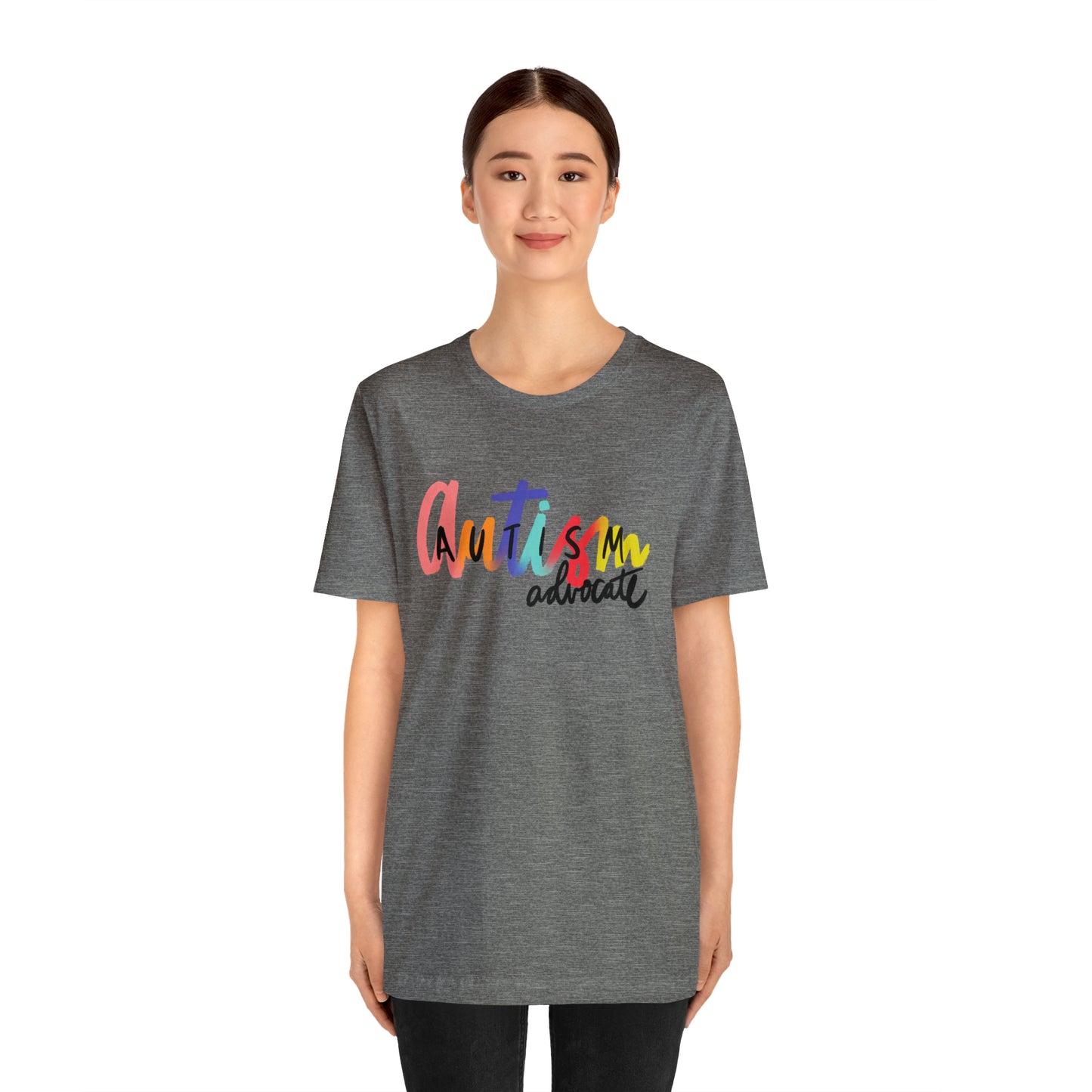 AUTISM ADVOCATE! Unisex Jersey Short Sleeve Tee