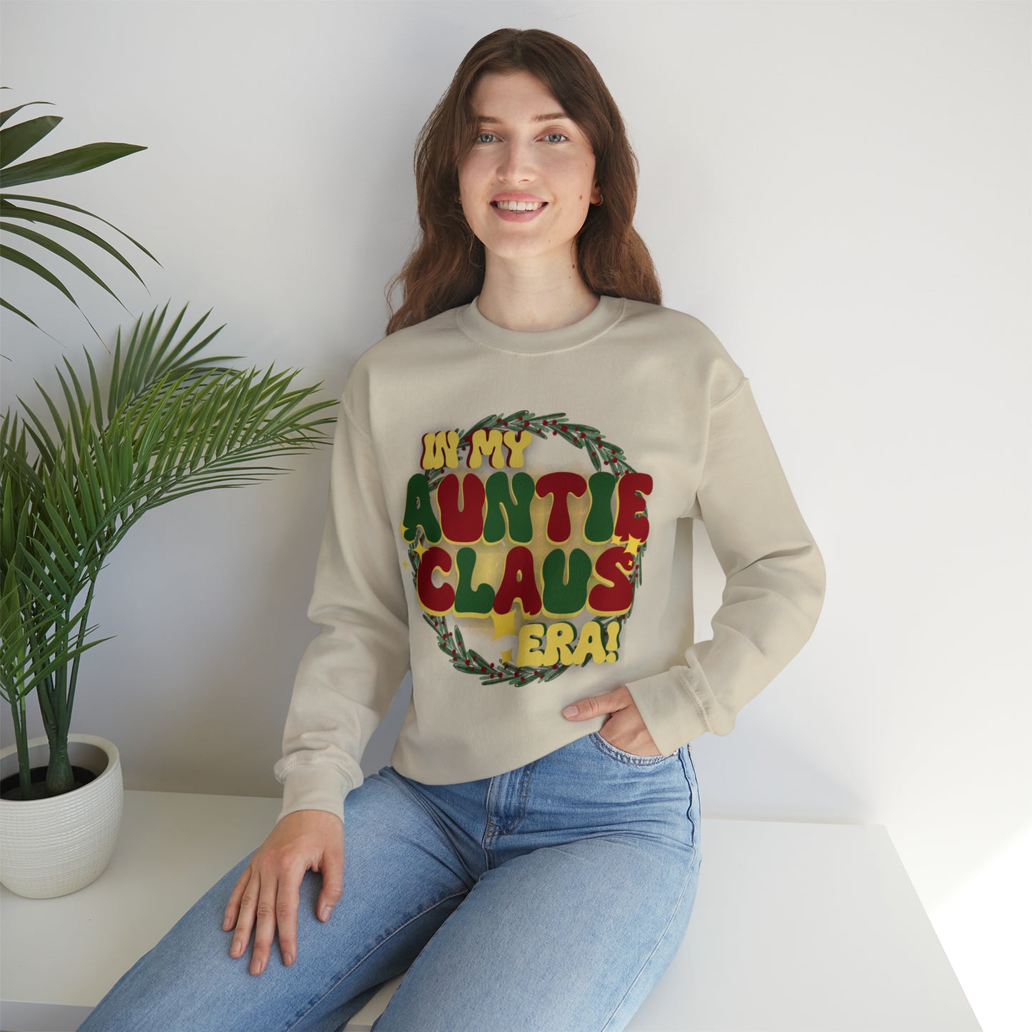 Auntie Claus!Unisex Heavy Blend™ Crewneck Sweatshirt