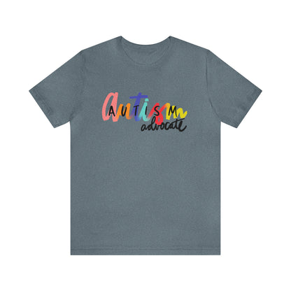 AUTISM ADVOCATE! Unisex Jersey Short Sleeve Tee