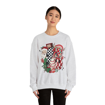 Retro Christmas!! Unisex Heavy Blend™ Crewneck Sweatshirt l