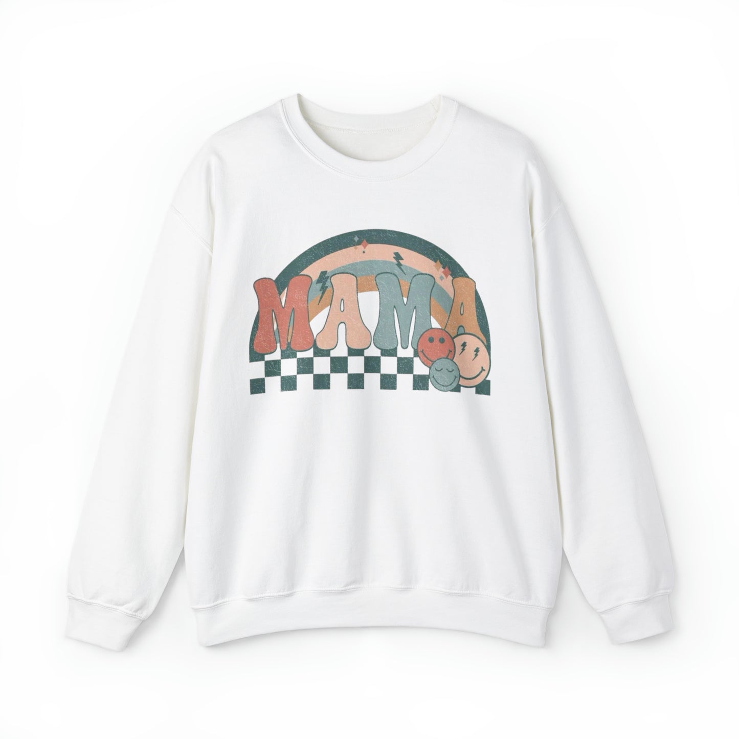 MAMA RETRO Unisex Heavy Blend™ Crewneck Sweatshirt