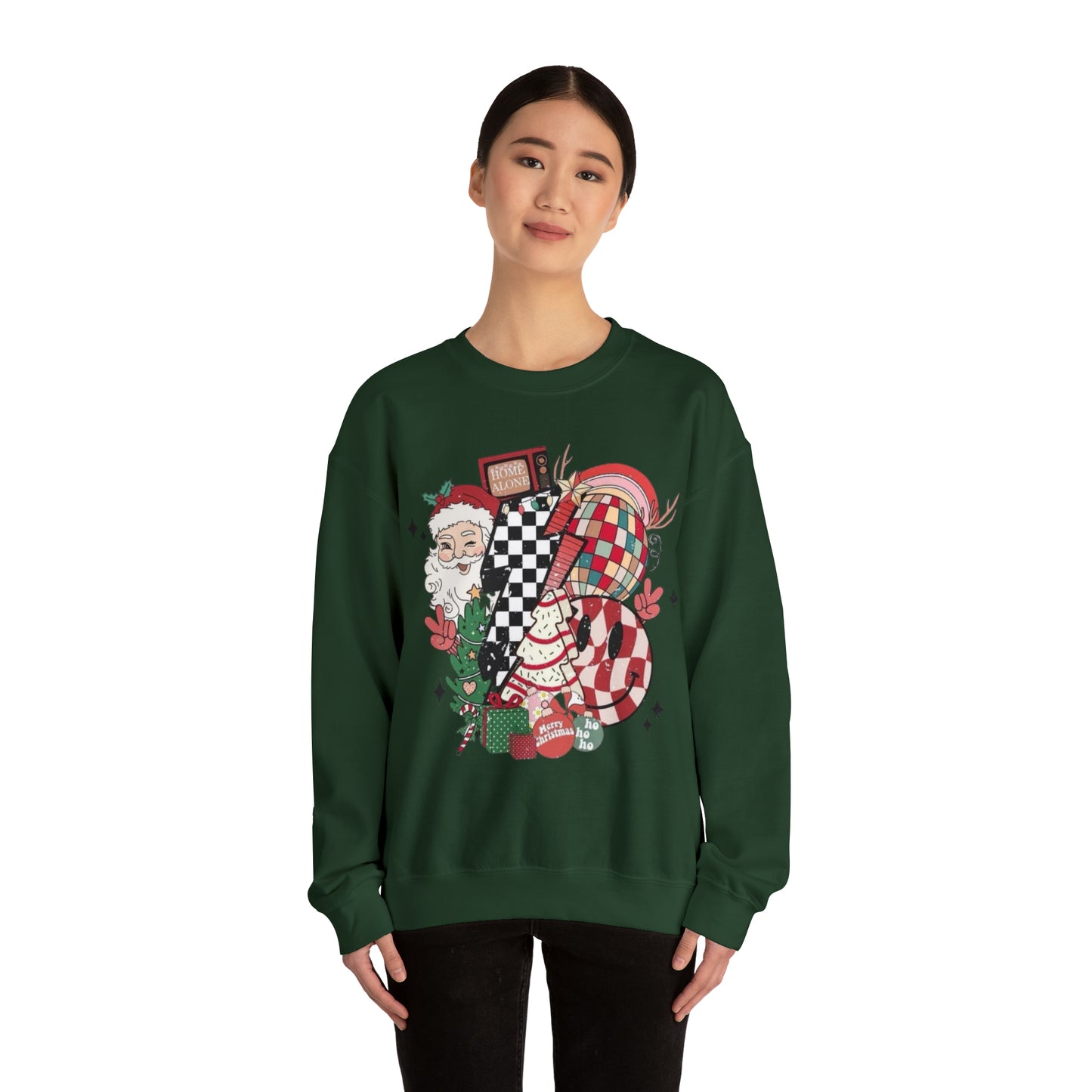 Retro Christmas!! Unisex Heavy Blend™ Crewneck Sweatshirt l