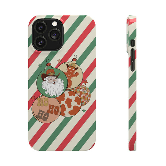 Yeehaw Christmas!! Slim Phone Cases