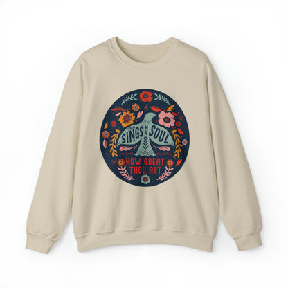 HOW GREAT THOU ARE! Unisex Heavy Blend™ Crewneck Sweatshirt