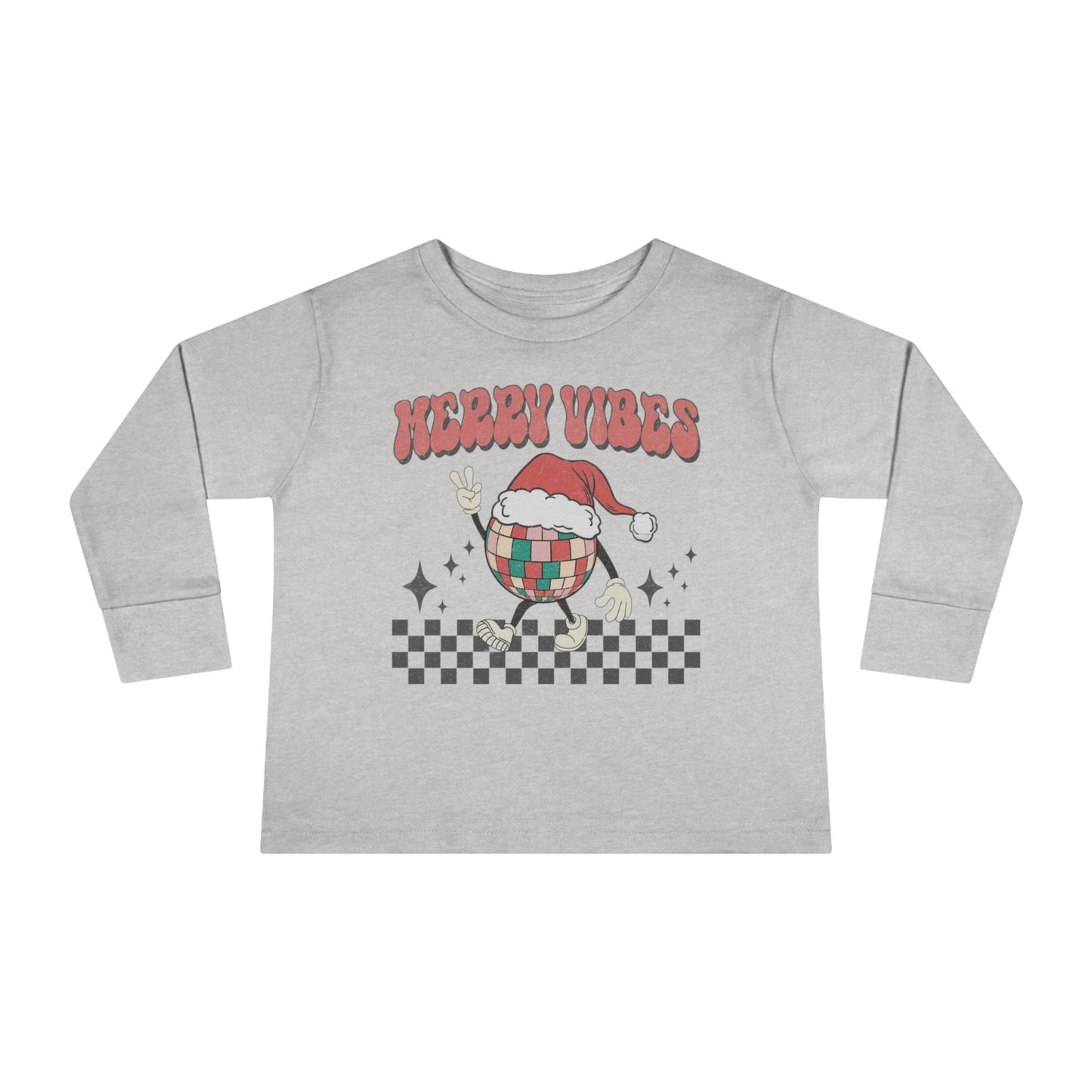 Merry vibes! Toddler Long Sleeve Tee