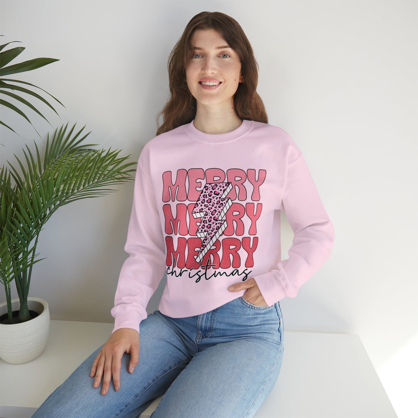 PINK CHRISTMAS! Unisex Heavy Blend™ Crewneck Sweatshirt