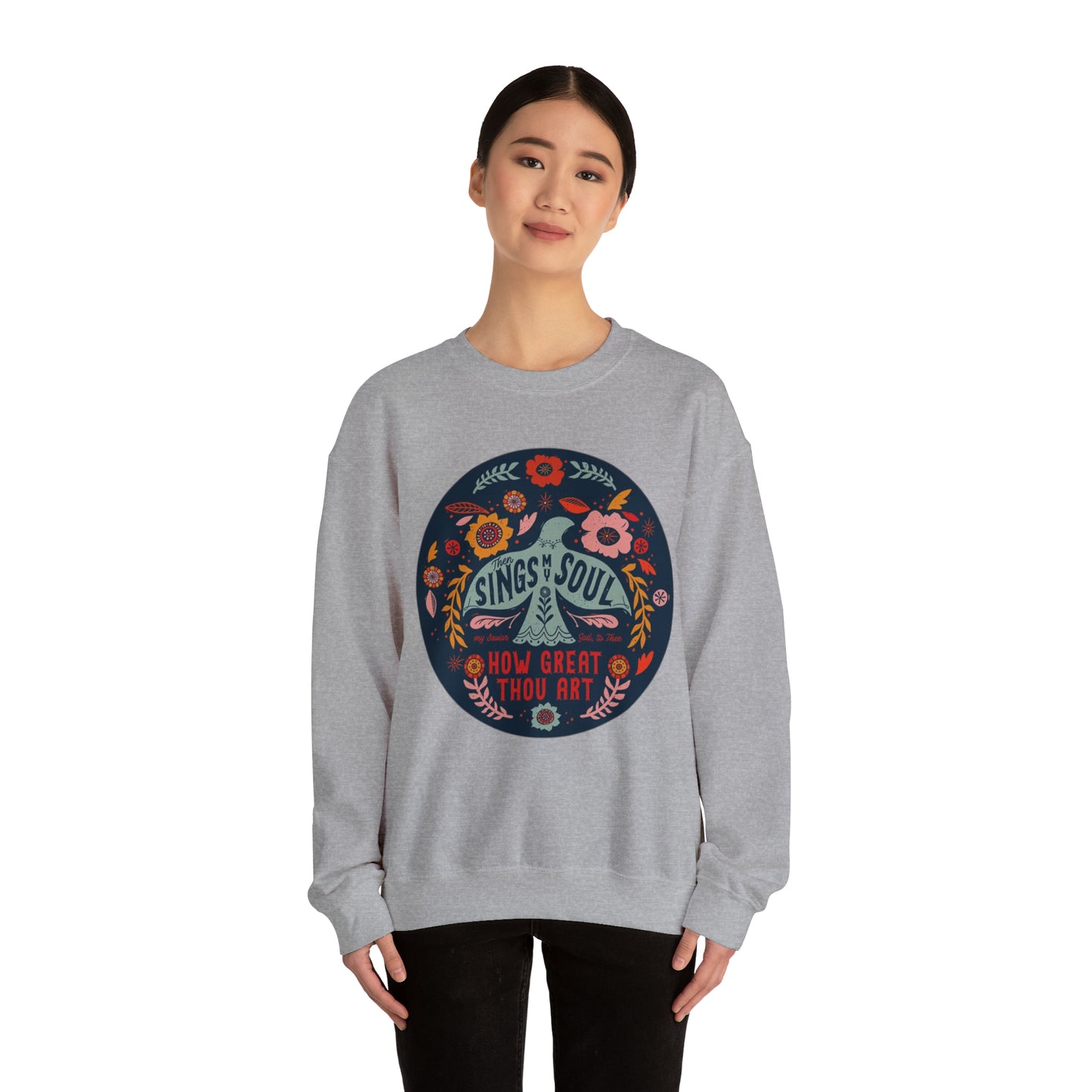 HOW GREAT THOU ARE! Unisex Heavy Blend™ Crewneck Sweatshirt