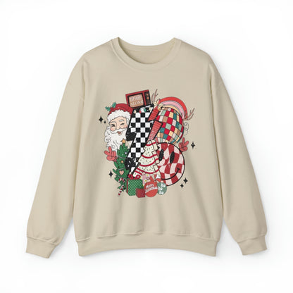 Retro Christmas!! Unisex Heavy Blend™ Crewneck Sweatshirt l