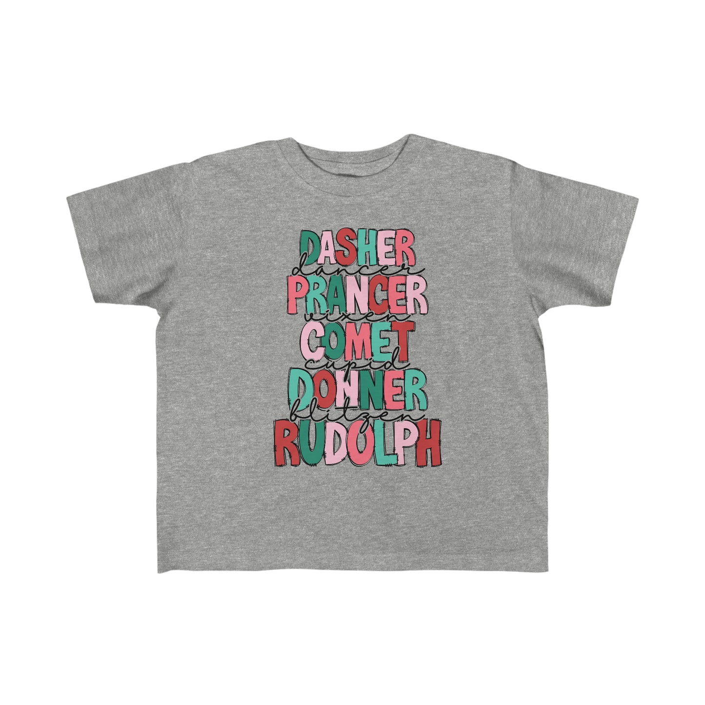 Reindeer roll call! Toddler's Fine Jersey Tee